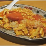 天心ラーメン - もやしラーメン+ミニトマト玉子丼 700円 