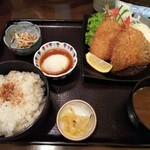 あずき - あじフライ定食 800円 (21年4月)