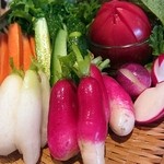 うちのおかん時々おとん - 朝採り野菜盛り