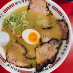 らあめんや燦 - しおとんこつラーメン＋チャーシュー増し