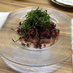 醍醐 - カリカリ梅を乗ってたこぶじめ鯛