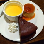 カフェ・ハイチ - ■デザートセット
            　　・カスタードプリン
            　　・グレープフルーツプリン
            　　・ガトーショコラ