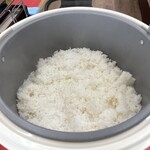 ラーメン もっけだの - 無限ライスの炊飯ジャー