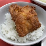 ラーメン もっけだの - ランチセットのオリジナル唐揚げ丼