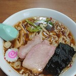 きせん食堂 - 手打にんにくラーメン