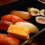 やまひこ鮨 - 蕎麦セットのお寿司