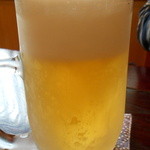 やまひこ鮨 - キンキンに冷えた生ビール