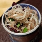 馳走 啐啄一十  - 茗荷のサラダ
      口直しとして頂きます