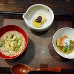 Kyouya - 土曜日の コース料理   小鉢三品