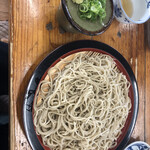 やまびこ - ざる蕎麦 900円 大盛り 250円