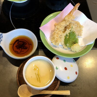 しゃぶしゃぶ・日本料理 木曽路 大宮店 - 茶碗蒸し、揚物