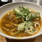 麺家 - とり天カレーうどん餡たっぷり