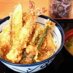 Tendon Tenya - '12/11/02 天丼（500円）なす乗せ