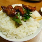 大衆中華 宝来 - レバニラ　オン　ザ　ライス