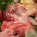 軍鶏十番 - 刺身盛り合わせ　1,680円