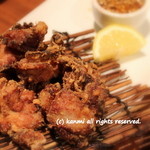 軍鶏十番 - 軍鶏もも肉竜田揚げ　780円