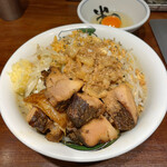 ラーメン 雷 東京本丸店 - 汁無しそば¥950