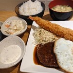 ごはんや ふくろう - ふくろうミックス定食