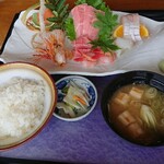 松ヶ峯カントリー倶楽部 - 刺身定食 追加900円 全景