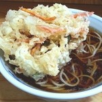 加賀 - かき揚げそば440円也　2012.11