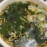 大幸園 - ワカメスープ
