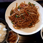 Chuuka Shokusai Bou Ajiman - 醤油焼きそば＆白飯