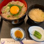 やぶ新橋店 - 輪島ふぐ漬け丼