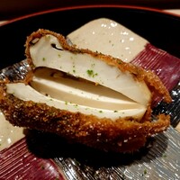 お料理 佐藤 - 松茸のフライ