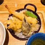 釣船茶屋ざうお - ランチの天ぷら
