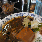 本石亭 - キーマカレー800円