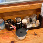 博多らーめん ShinShin - 卓上の調味料。