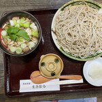 蕎麦茶屋 まきぼう - 鳥そばつけ麺