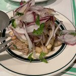 ア フェネステッラ - 仔牛と白インゲン豆のサラダ