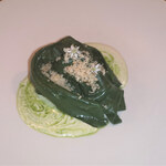 communico - 真魚鰹　ツルムラサキ　松の実　韮