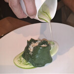 communico - 真魚鰹　ツルムラサキ　松の実　韮