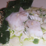 communico - 真魚鰹　ツルムラサキ　松の実　韮