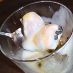 communico - 桃とじゃがいもの冷製スープのビシソワーズ