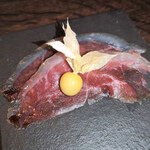 communico - 倭鴨(やまとがも)の生ハムと宝石トマト