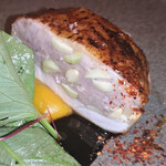 communico - 大和肉鶏のグリル　枝豆　南瓜　黒ビール