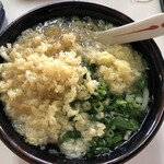 富士見うどん - 2021/08/14
      かけうどん 1.5玉 270円+50円
      いか下足 120円