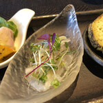 まさら庵TAKUMI - スズキのカルパッチョ