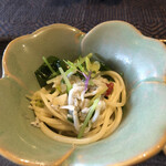 まさら庵TAKUMI - 三輪パスタシラスのせ