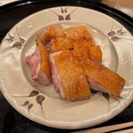 鳥つね自然洞 - 比内地鶏のももの塩焼き