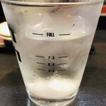 居酒屋 ふくみみ - ビーカーの目盛りみたいなのが素敵
