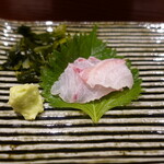 鮨匠 のむら - 白星笛鯛(鹿児島県開聞岳沖産)