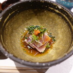 鮨匠 のむら - 歯鰹(鹿児島県開聞岳沖産)のたたき