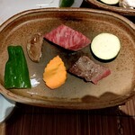 蔵王四季のホテル - 焼いてる様子