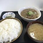 Daiichi Shiyokudou - もつ煮定食