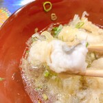 うを徳 - 銀宝の天婦羅断面