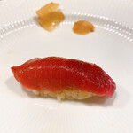 うを徳 - 塩釜産　本鮪　赤身　浸け